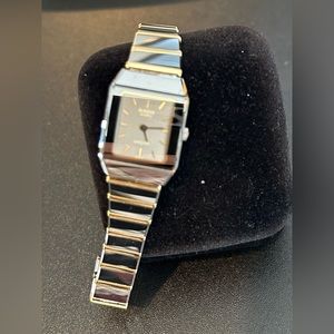 Rado Diastar Ceramic Lady Steel & 18k Gold Watch